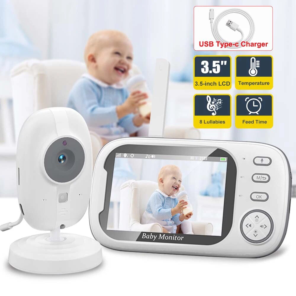 Home Cinema Wireless - كاميرا مراقبة بالفيديو مع درجة حرارة
