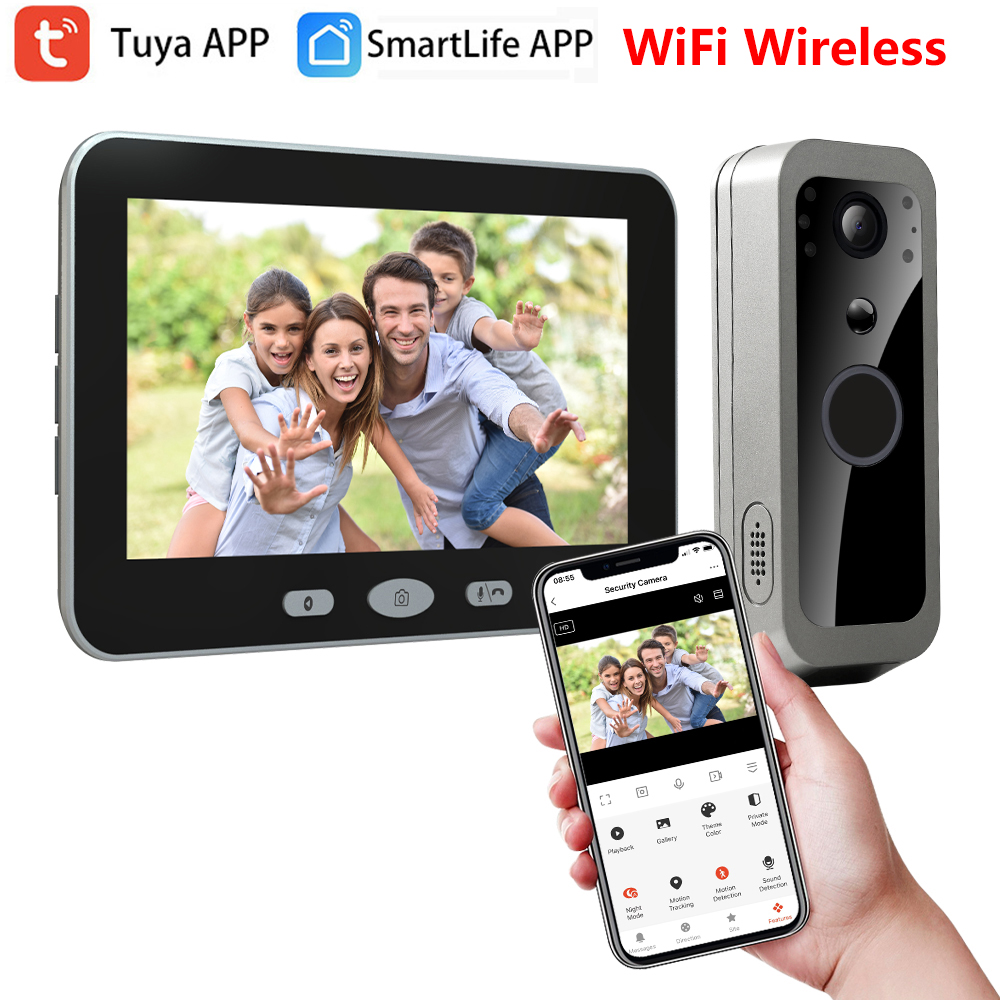 Home Cinema Wireless - جرس باب ذكي من تويا سمارت