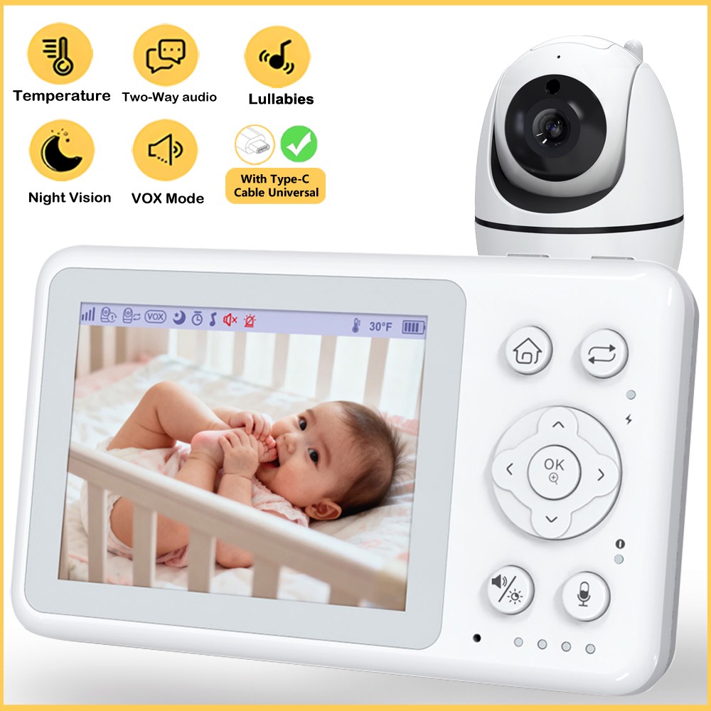 Home Cinema Wireless - شاشة LCD لجهاز مراقبة الأطفال بالفيديو