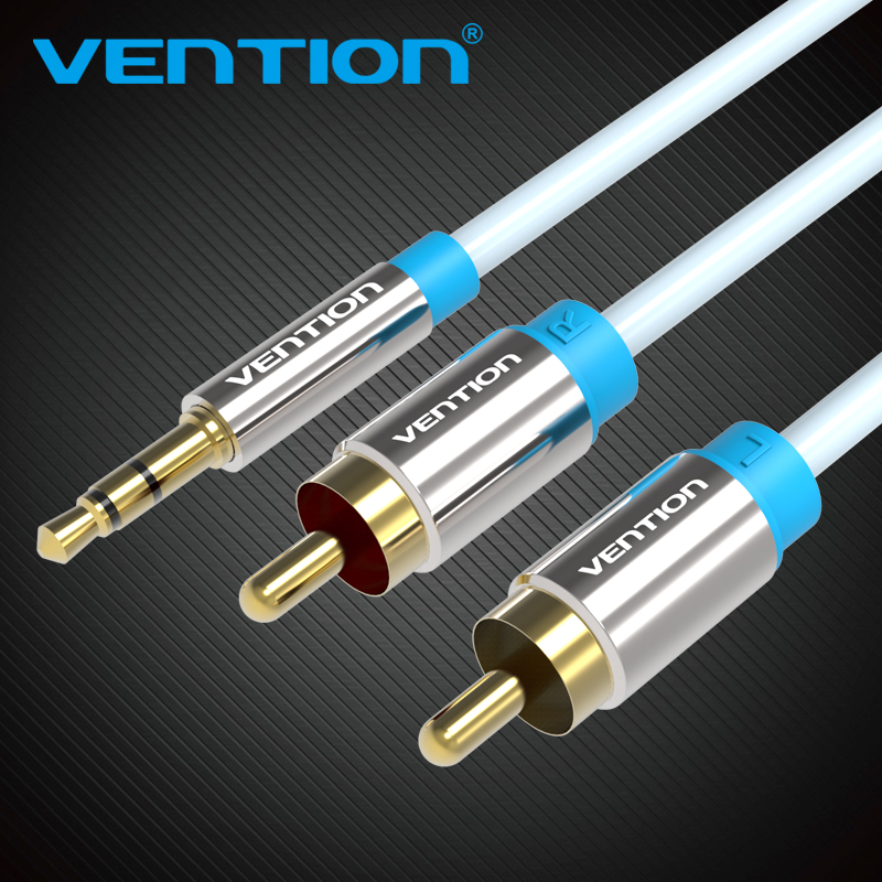 Home Cinema Tv - Vention كابل RCA 3.5 إلى 2rca