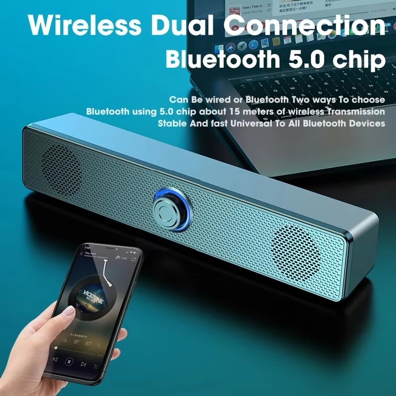 مكبر صوت موسيقي للكمبيوتر سلكي - مراجعة Home Cinema Tv وسعره