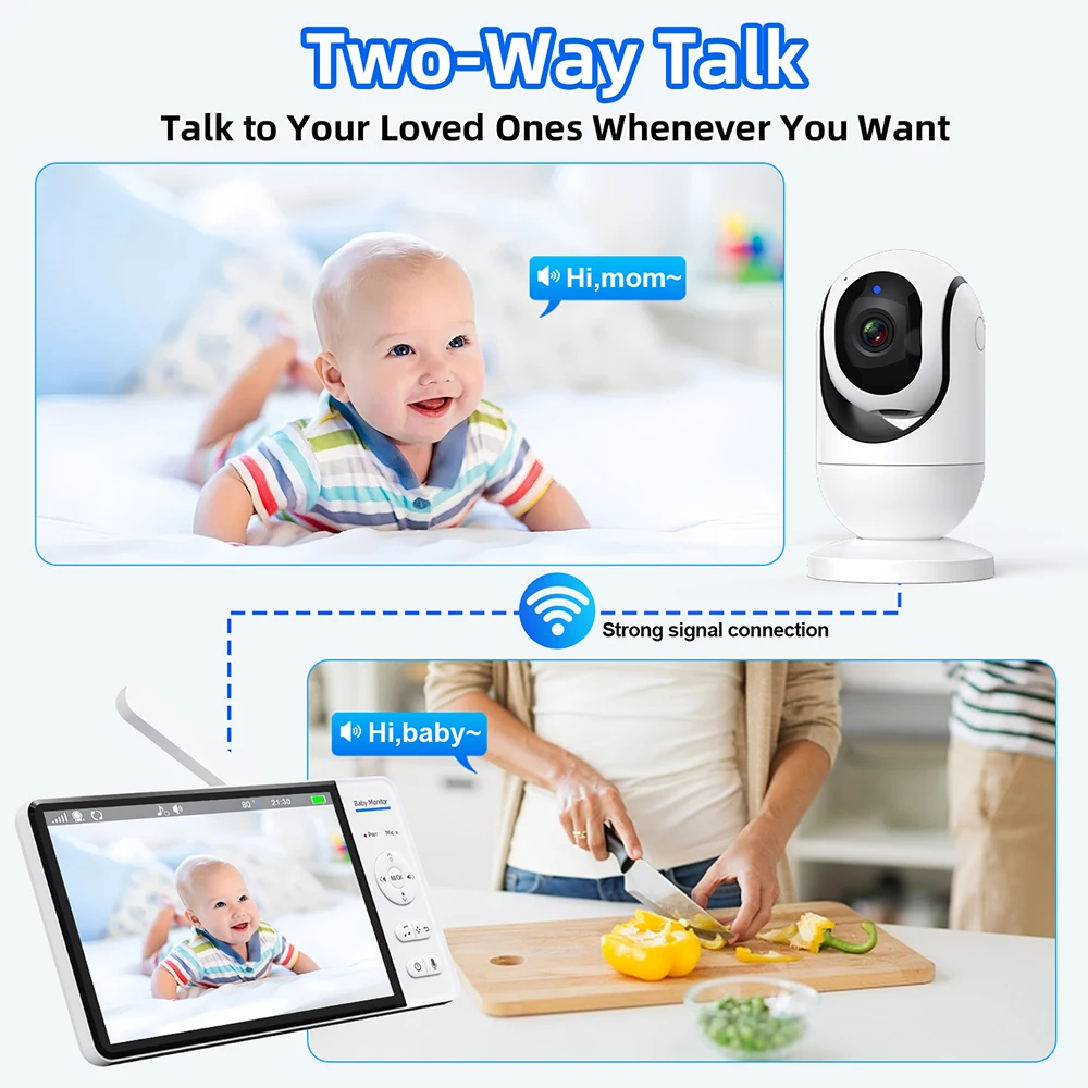 7.0 ''فيديو مراقبة الطفل 720P  - مراجعة Home Cinema Wireless وسعره