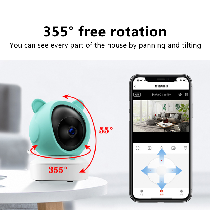 Danmini 1080P مراقبة الطفل موب - مراجعة Home Cinema Wireless وسعره