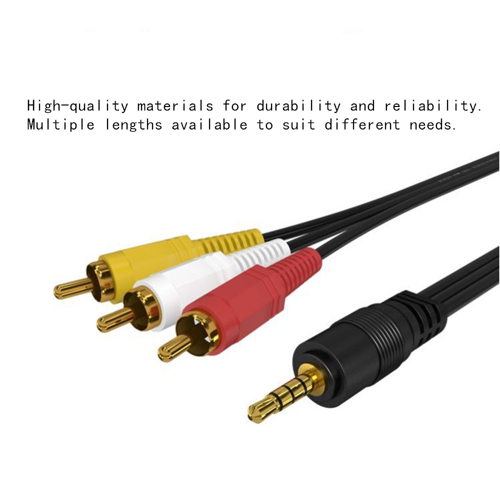 3.5 مللي متر إلى 3 RCA كابل ال - مراجعة Home Cinema Tv وسعره