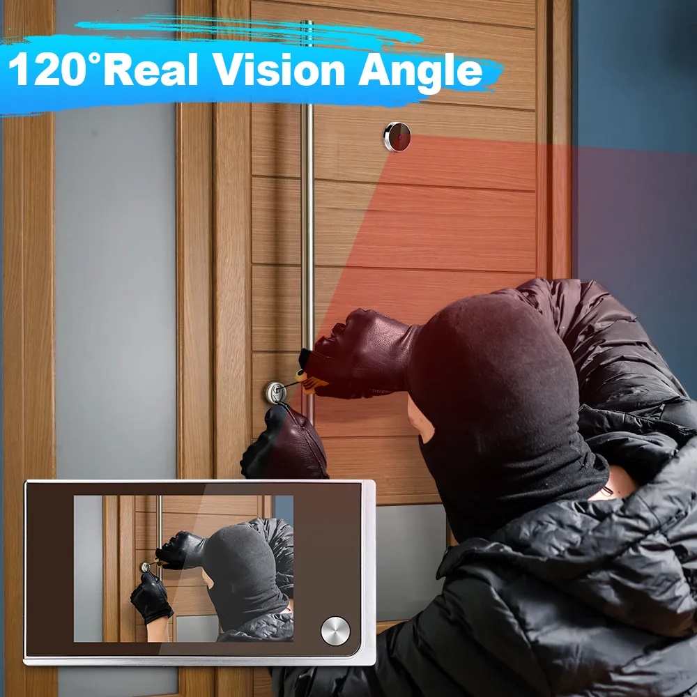 3.5 بوصة كاميرا ثقب الباب جرس  - مراجعة Home Cinema Wireless وسعره