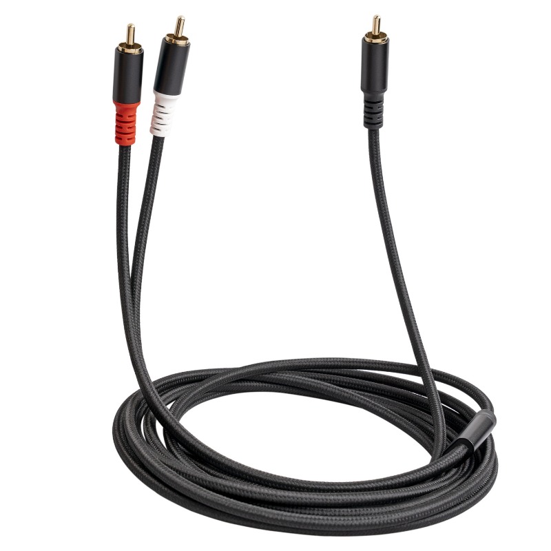 1/2/3M 1 RCA ذكر إلى 2 RCA ذكر - مراجعة Audio Home Cinema وسعره