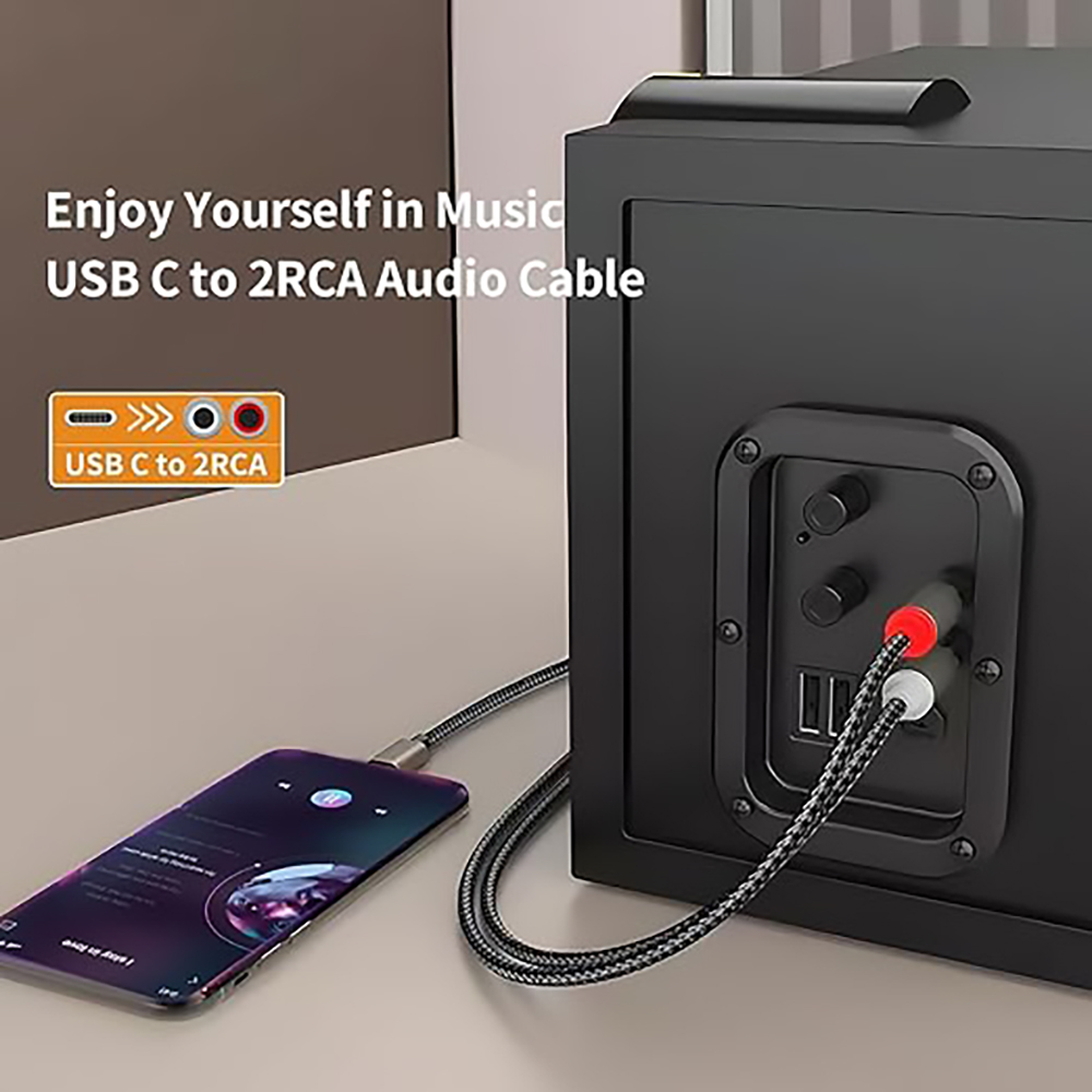 كابل صوت USB C إلى 2 RCA، كابل - مراجعة Audio Home Cinema وسعره